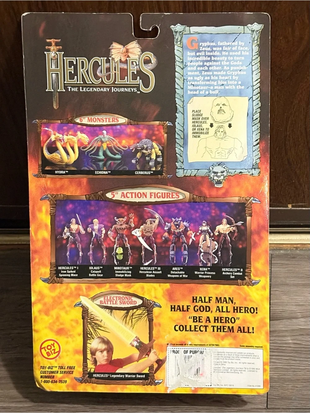HERCULES Minotaur Action Figure – Brown